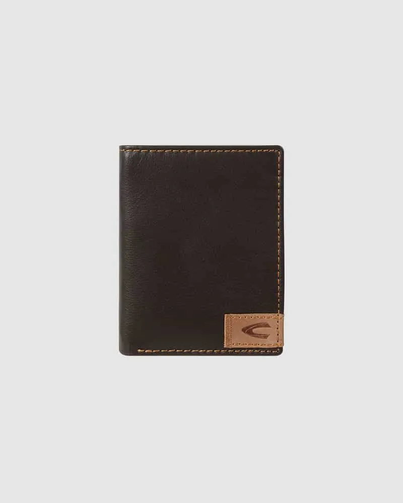 Camel Active Portemonnaie aus Leder Mittelbraun