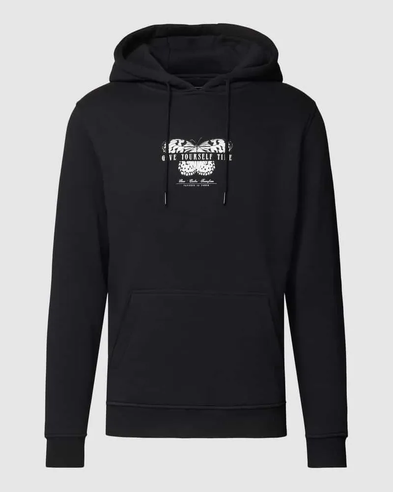 Mister Tee Hoodie mit Motiv-Print auf der Rückseite Modell 'Give yourself Time 