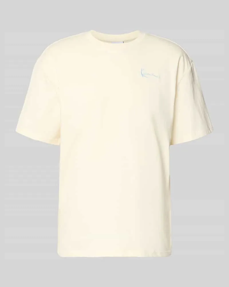 Karl Kani Oversized T-Shirt mit rückseitigem Print Weiss