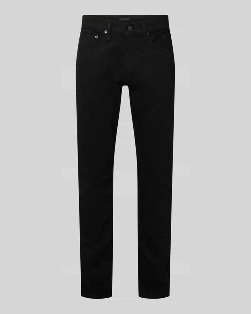 Ralph Lauren Slim Fit Jeans im 5-Pocket-Design Modell 'SULLIVAN Black