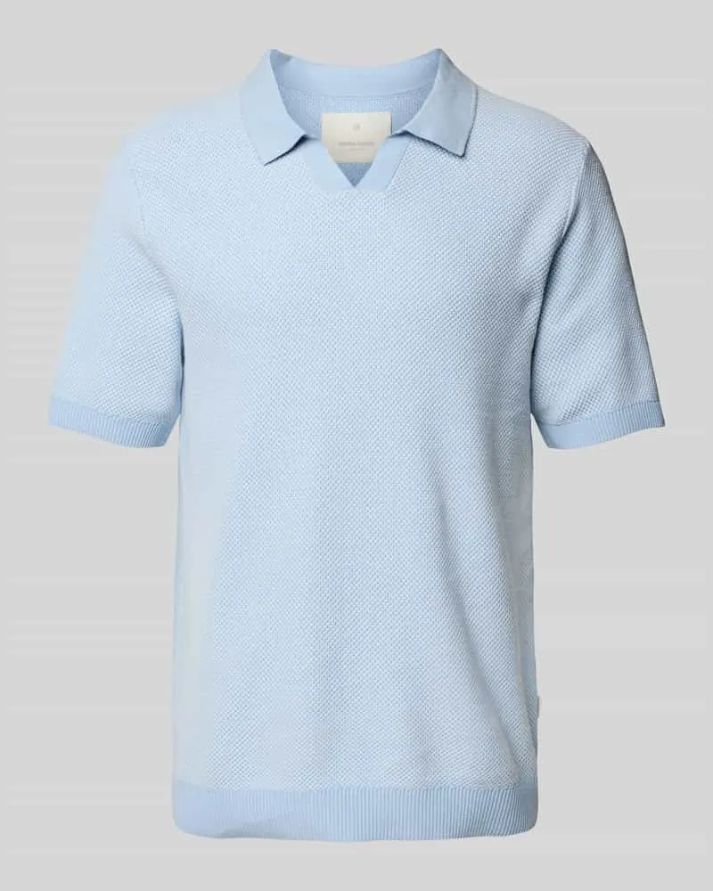 Jack & Jones Regular Fit Poloshirt mit V-Ausschnitt 