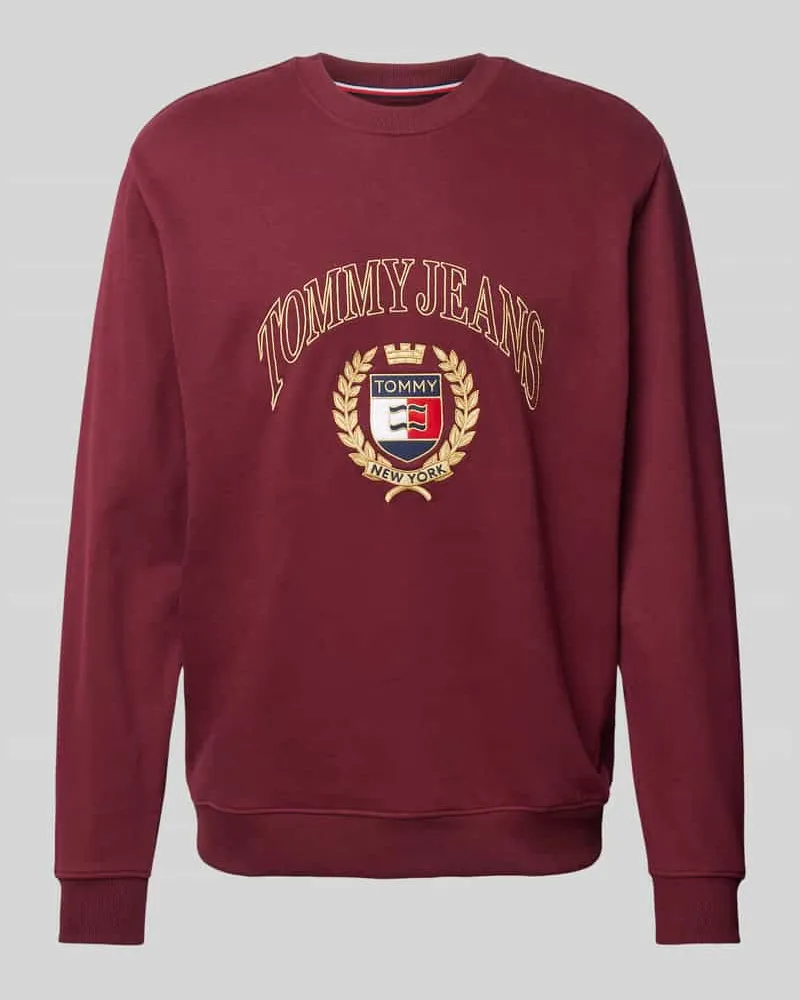 Tommy Hilfiger Regular Fit Sweatshirt mit Label-Stitching 
