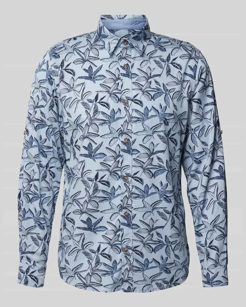 Tom Tailor Regular Fit Freizeithemd mit Allover-Muster 
