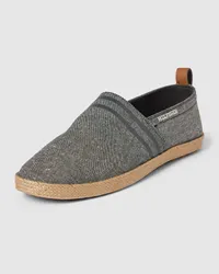 Tommy Hilfiger Espadrilles mit Label-Stitching Black