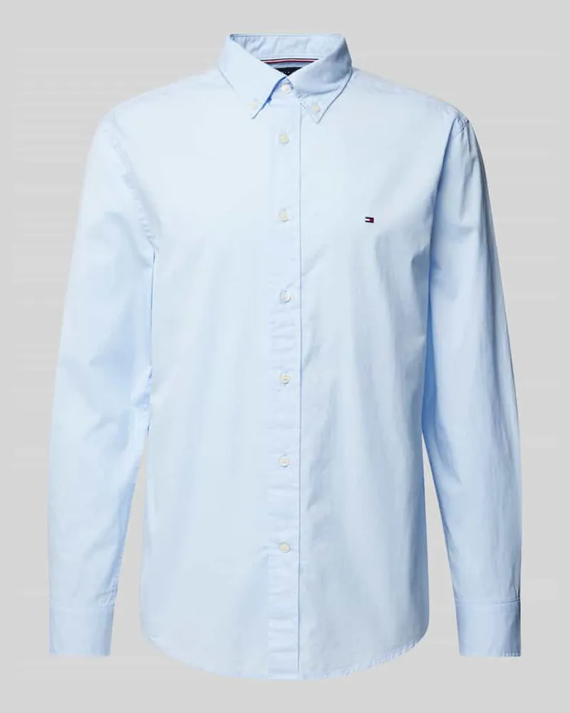 Tommy Hilfiger Freizeithemd mit Knopfleiste Bleu