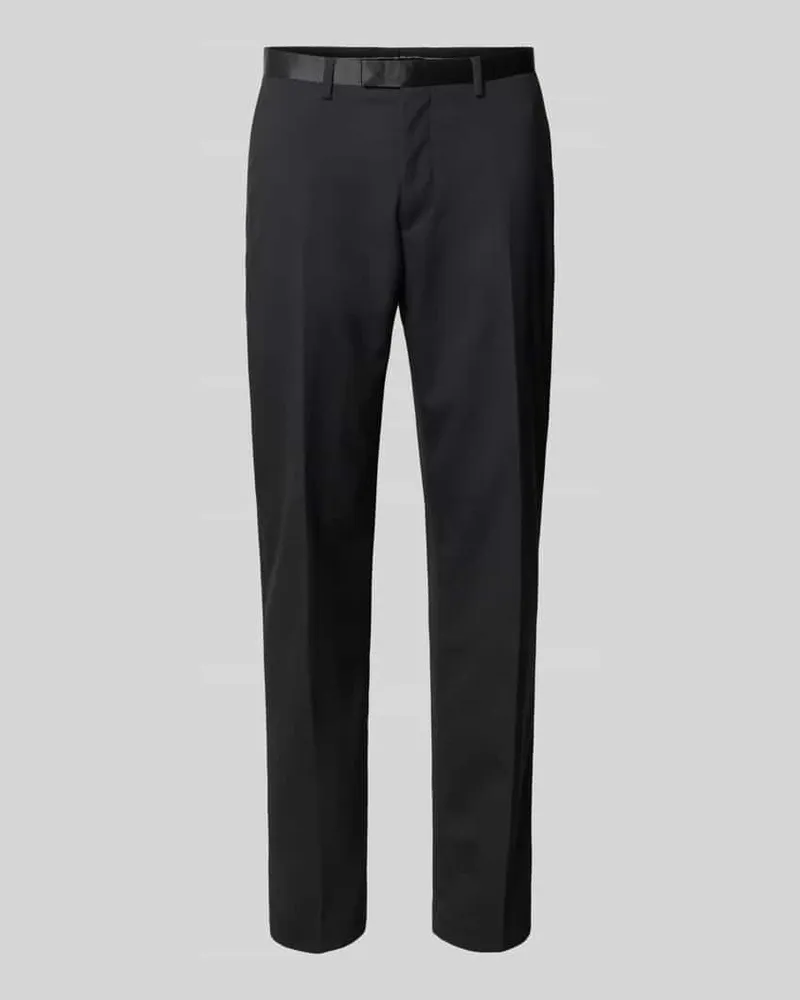 McNeal Slim Fit Anzughose mit Gesäßtaschen Black