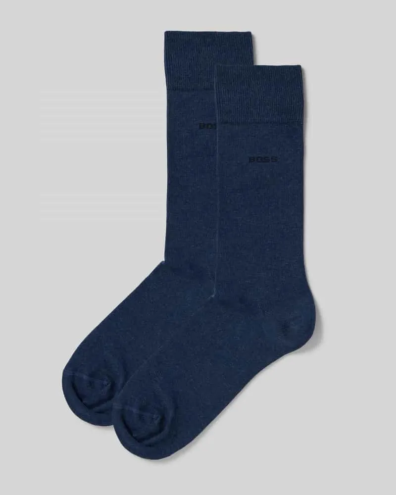 HUGO BOSS Socken aus Baumwoll-Mix im 2er-Pack Jeansblau