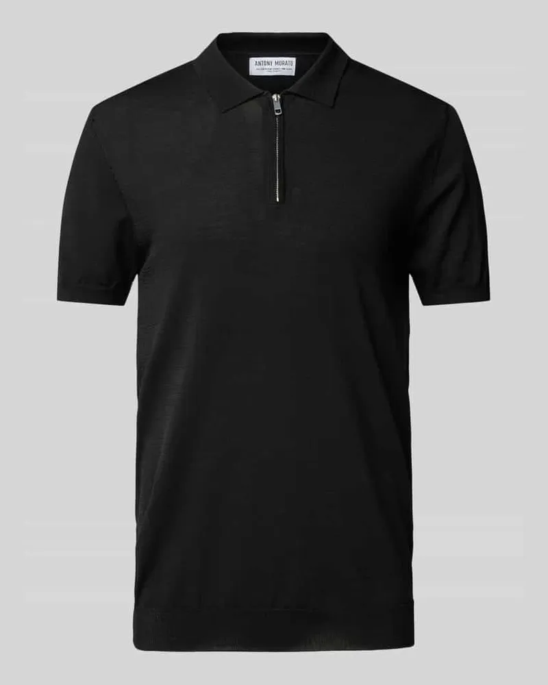 Antony Morato Poloshirt mit kurzem Reißverschluss 