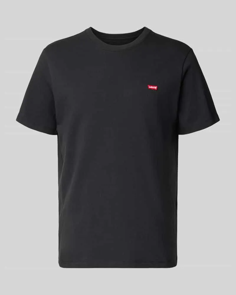 Levi's T-Shirt mit Label-Stitching Black