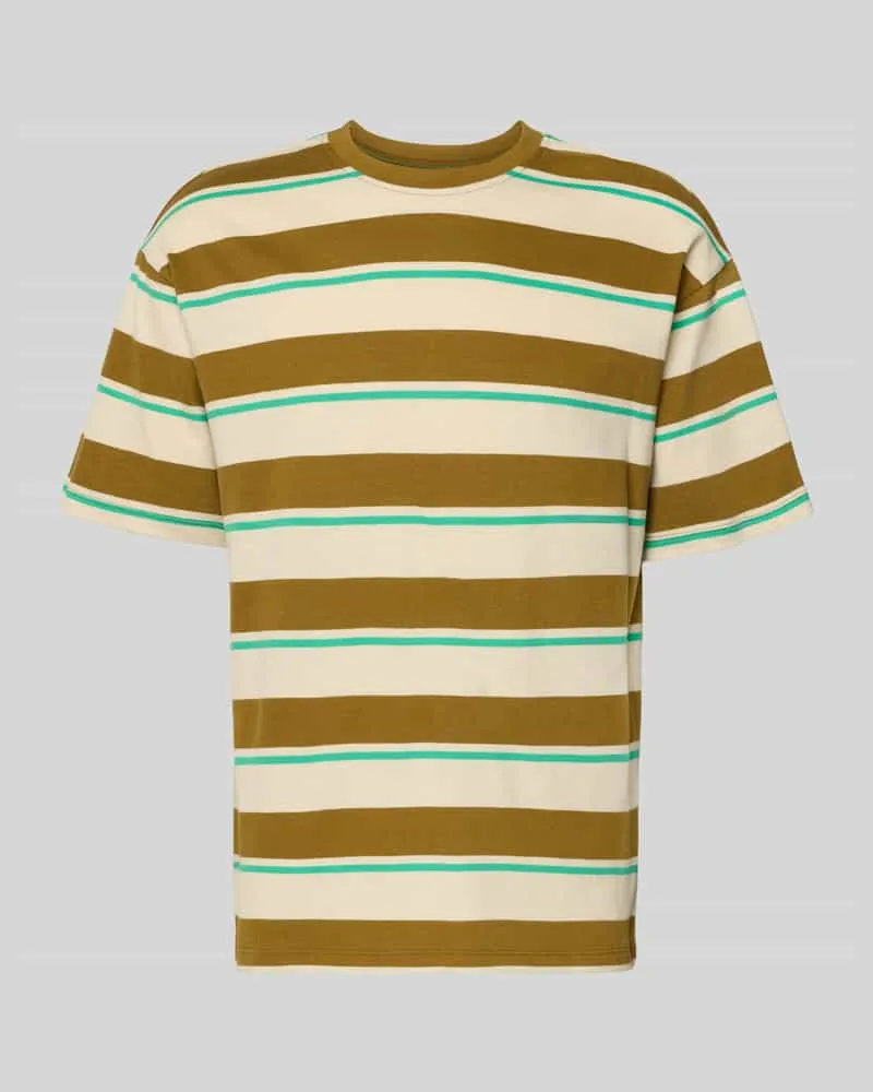 Blend T-Shirt mit Streifenmuster Modell 'KYRAN Beige