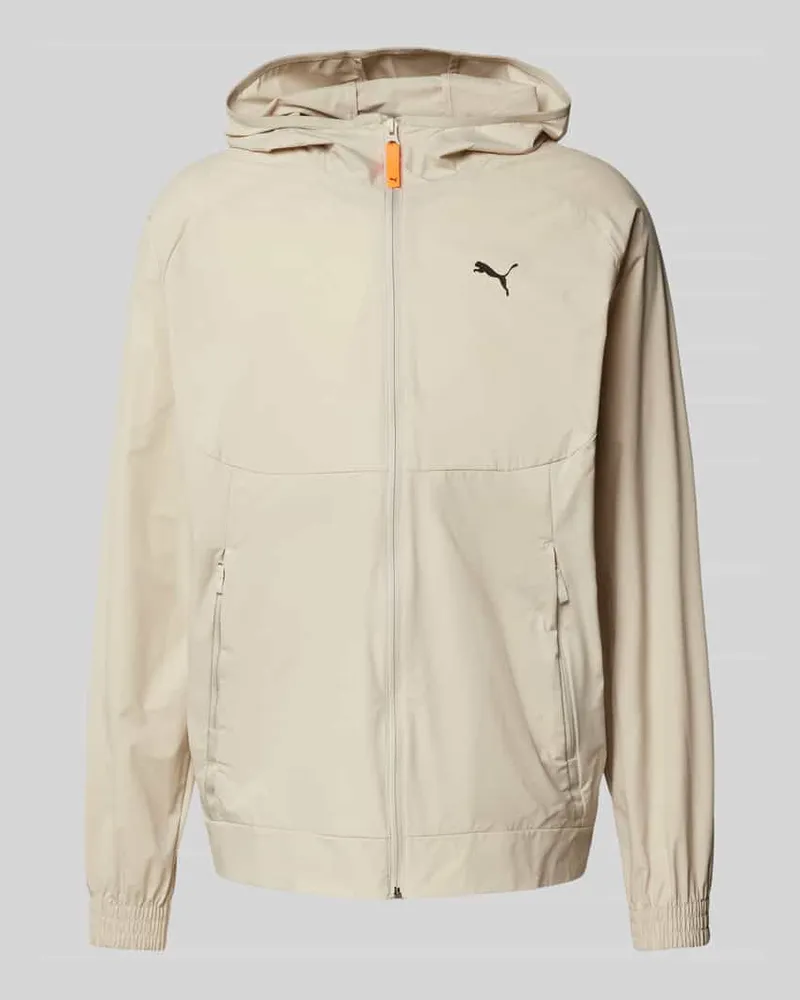 Puma Softshell-Jacke mit Logo-Print Modell 'PUMATECH Beige