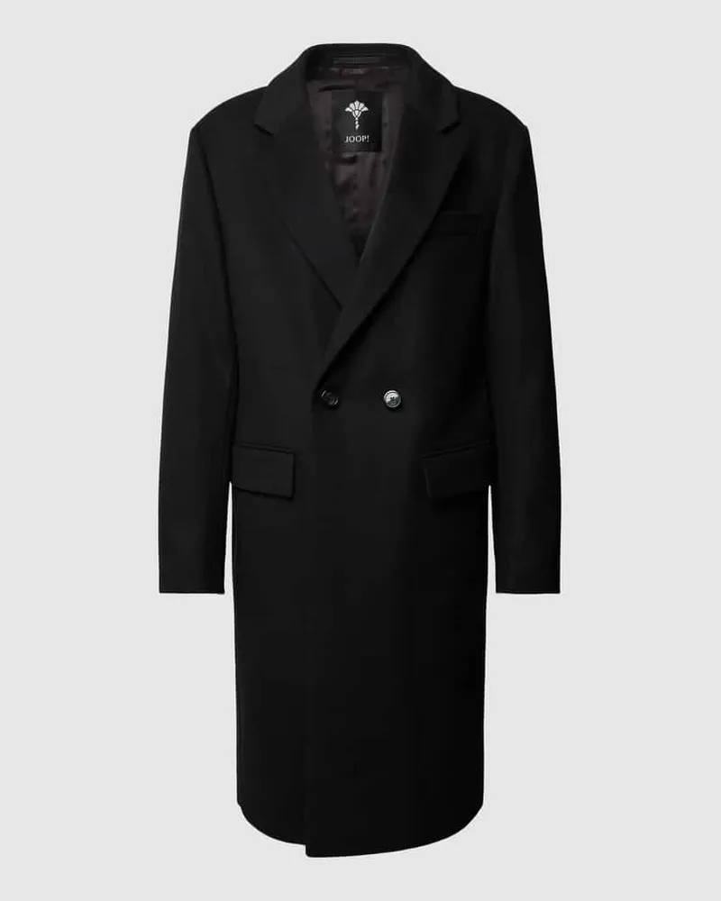 JOOP! Regular Fit Kurzmantel aus Woll-Mix mit Kaschmir-Anteil Modell 'Jennis Black