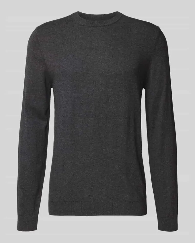 McNeal Strickpullover mit Kaschmir-Anteil Dunkelgrau