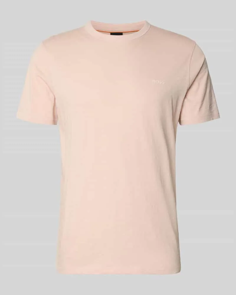 HUGO BOSS Regular Fit T-Shirt aus reiner Baumwolle Modell 'TEGOOD Hellrosa