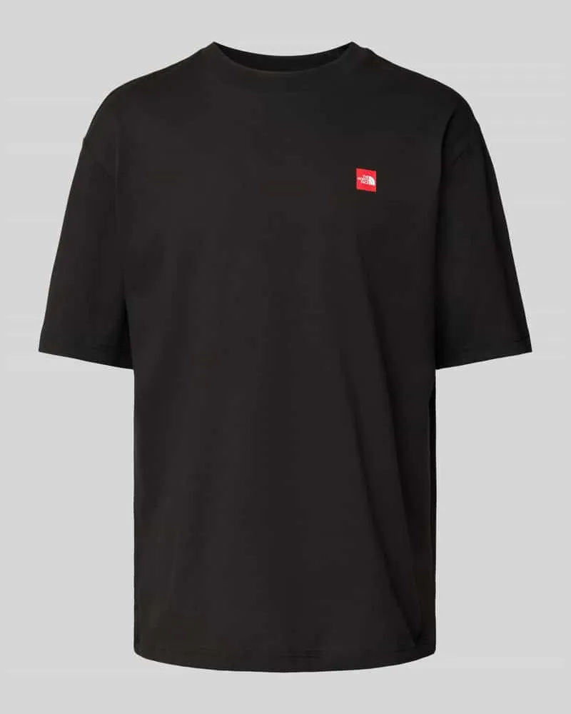 The North Face Oversized T-Shirt aus reiner Wolle mit Label-Print 