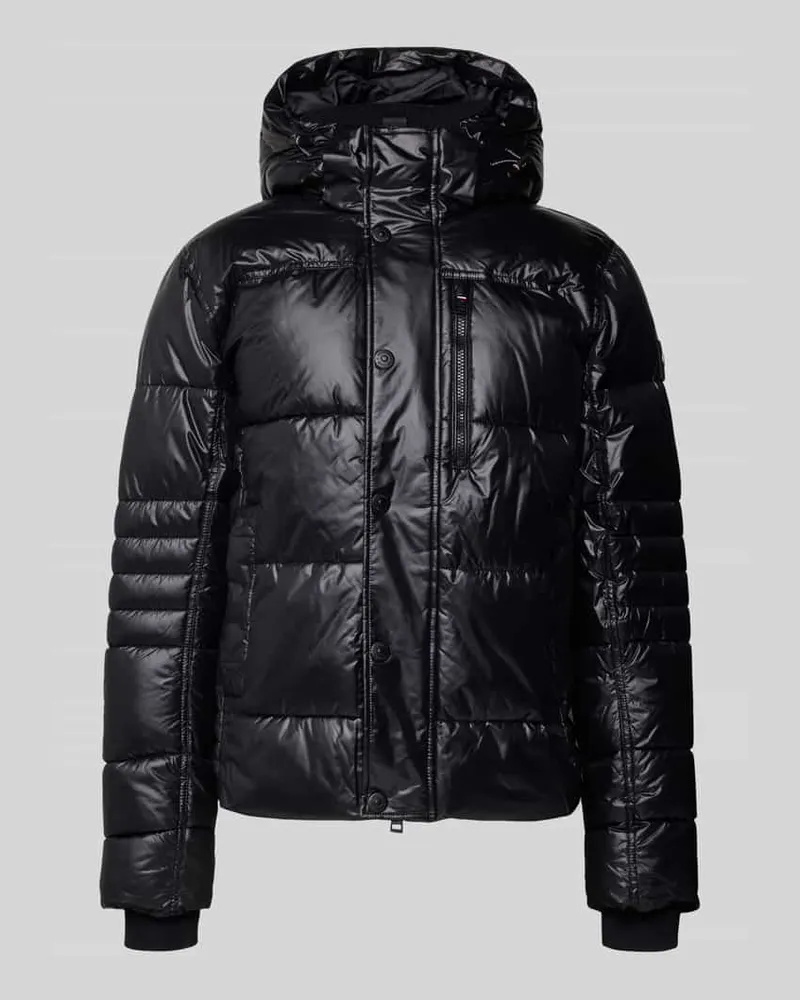 Tom Tailor Regular Fit Steppjacke mit Kapuze Black