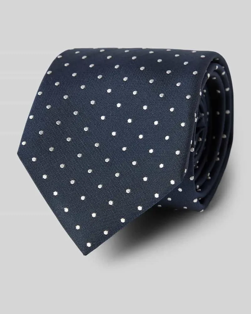HUGO BOSS Seidenkrawatte mit Label-Detail 