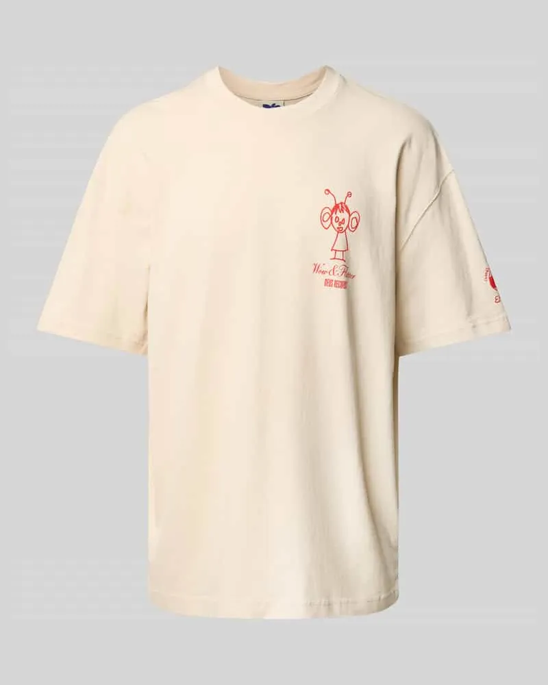 Deus Ex Machina T-Shirt mit Label-Print 