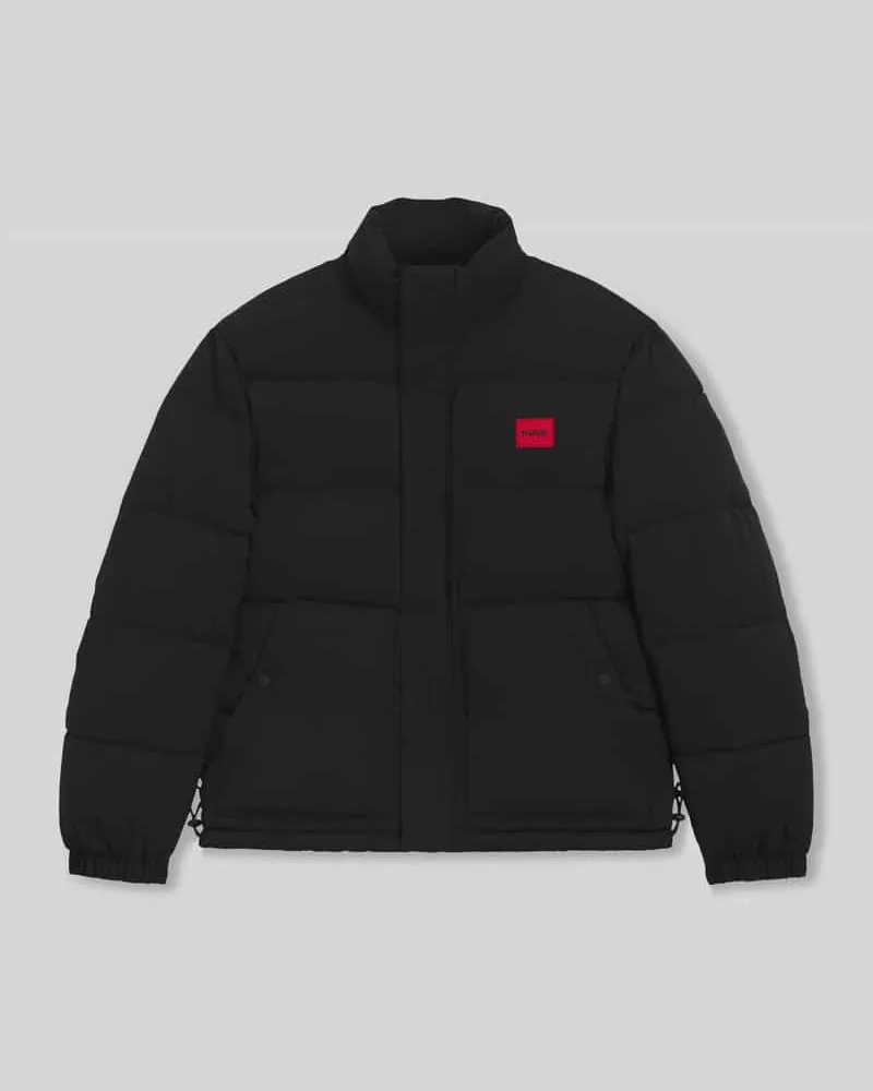 HUGO BOSS Regular Fit Steppjacke mit Stehkragen Modell 'BALTO2541 Black