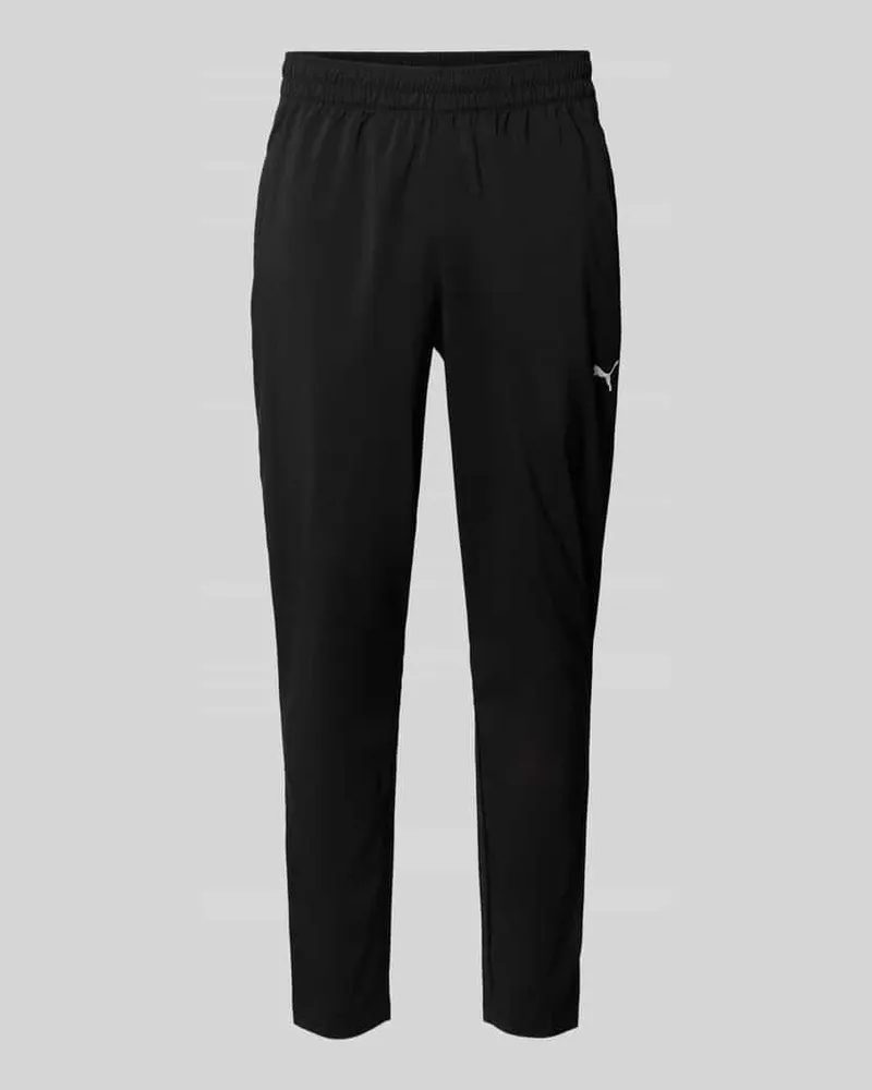 Puma Tapered Fit Trainingshose mit elastischem Bund Modell 'TAD ESSENTIALS Black
