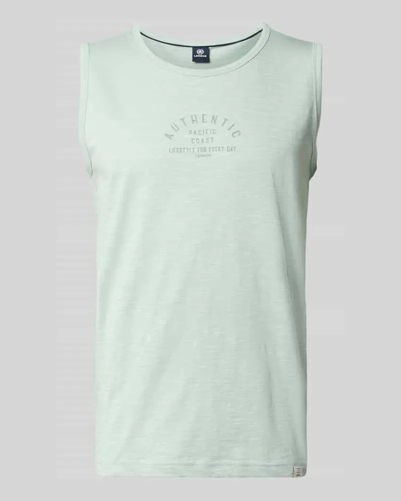 Lerros Tanktop mit Statement-Print und Rundhalsausschnitt Lind