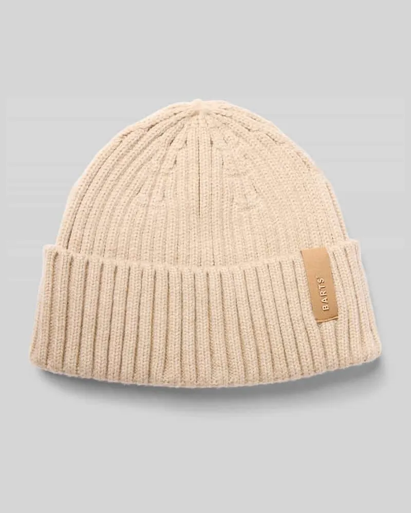 Barts Beanie mit Label-Detail Modell 'SUMTER Beige