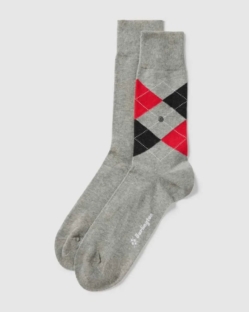 Burlington Socken im 2er-Pack Mittelgrau