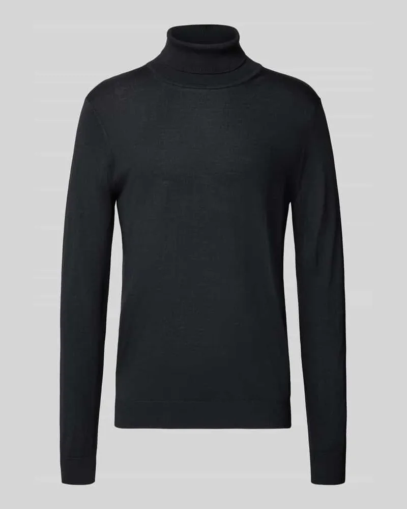 Christian Berg Wollpullover mit Rollkragen 