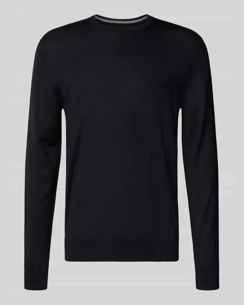 Christian Berg Regular Fit Longsleeve aus Woll-Mix 