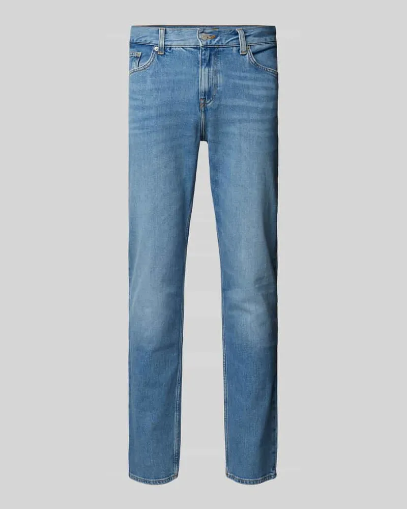 Tommy Hilfiger Straight Fit Jeans im 5-Pocket-Design Modell 'DENTON 