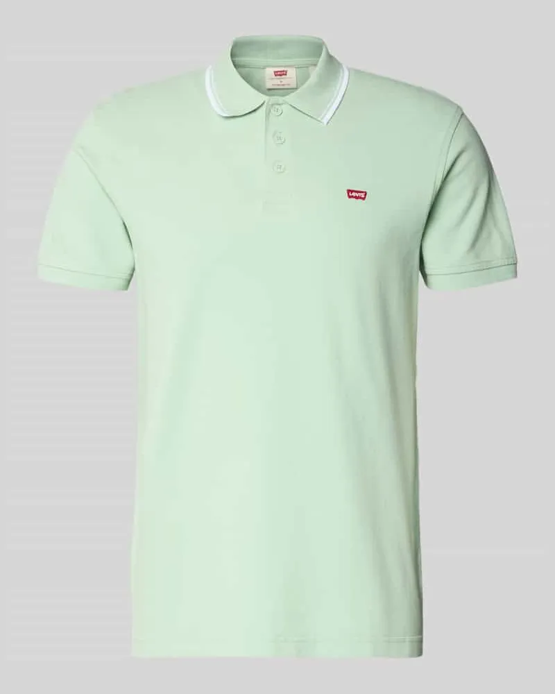 Levi's Regular Fit Poloshirt aus reiner Baumwolle Mint
