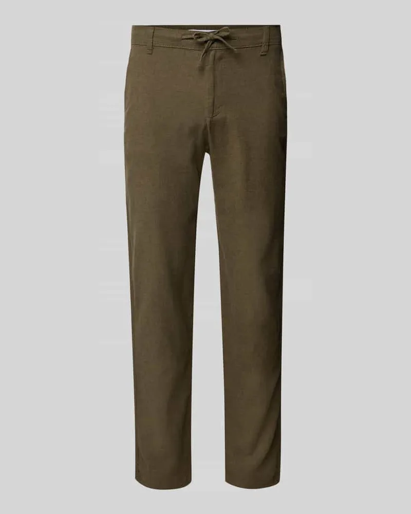 Selected Homme Slim Tapered Fit Hose mit Leinen-Anteil Modell 'BRODY 