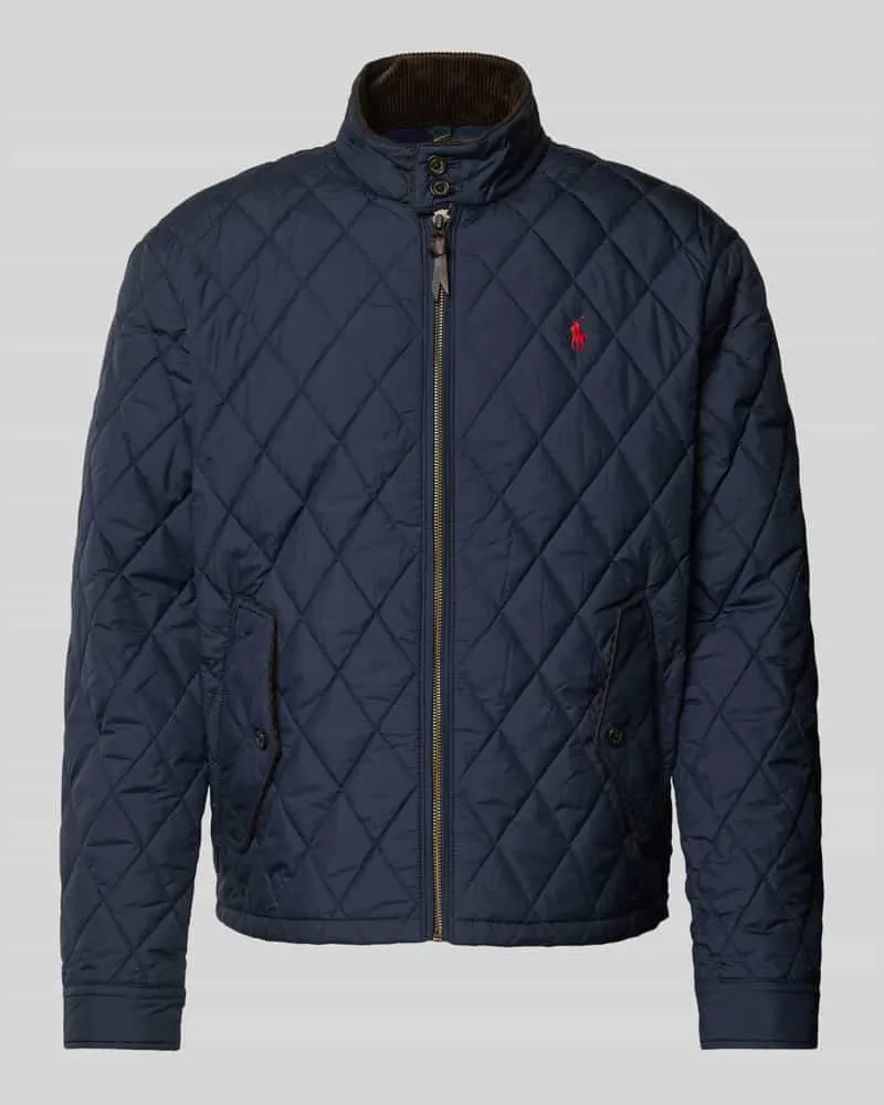 Ralph Lauren Windbreaker mit Label-Stitching Marine