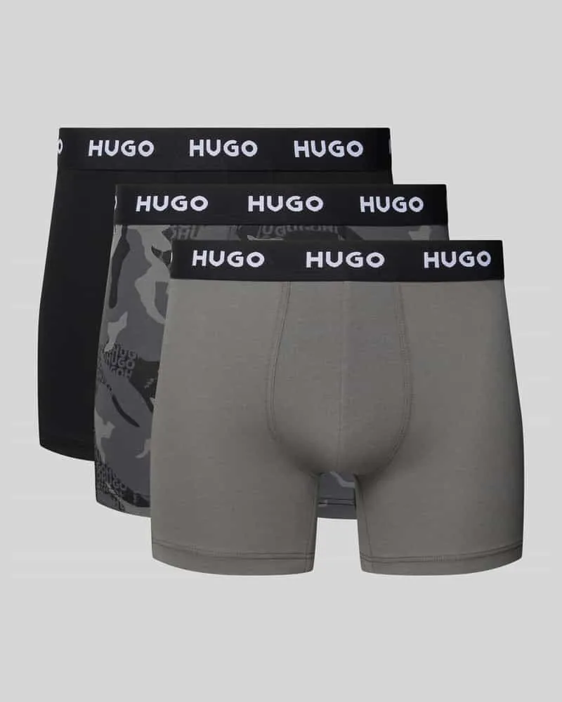 HUGO BOSS Trunks aus Baumwoll-Mix im 3er-Pack 