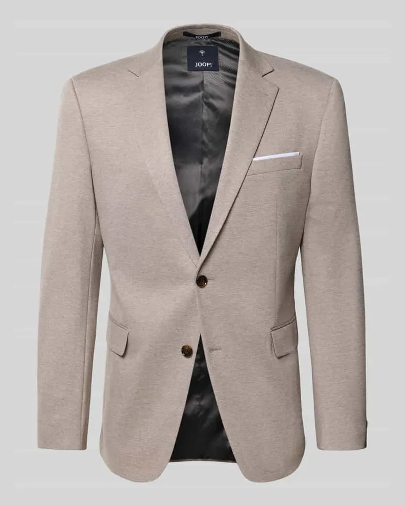 JOOP! Regular Fit Blazer aus Viskose-Mix Modell 'Finch Beige