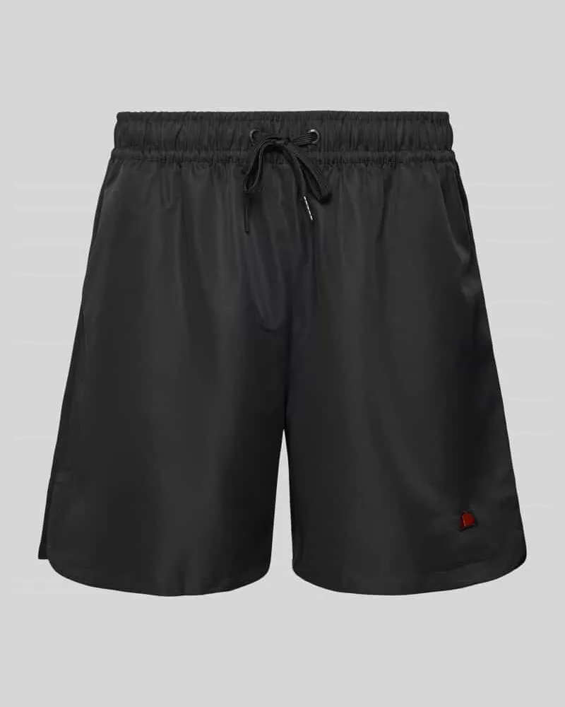 Ellesse Relaxed Fit Shorts mit Logo-Badge Modell 'EAMES Black
