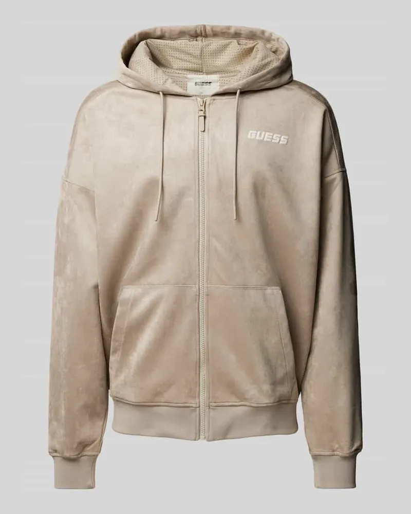 Guess Sweatjacke mit Label-Detail Modell 'DARIL 