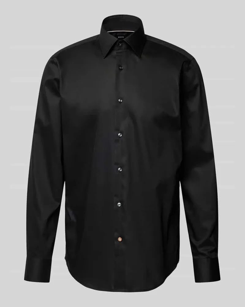 HUGO BOSS Regular Fit Business-Hemd mit Kentkragen Modell 'JOE 