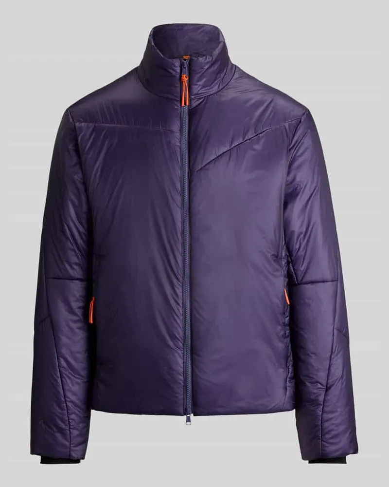 Ralph Lauren Bomberjacke mit Reißverschlusstaschen Violett