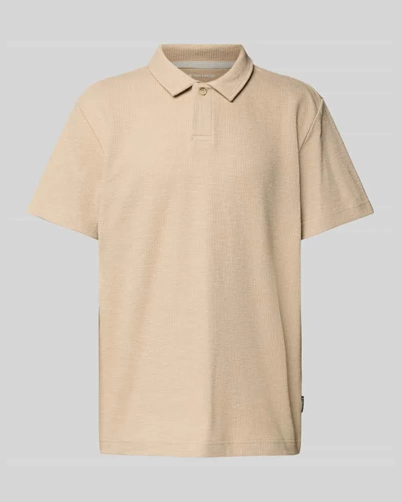 Tom Tailor Regular Fit Ripp Poloshirt mit Stretch-Anteil 