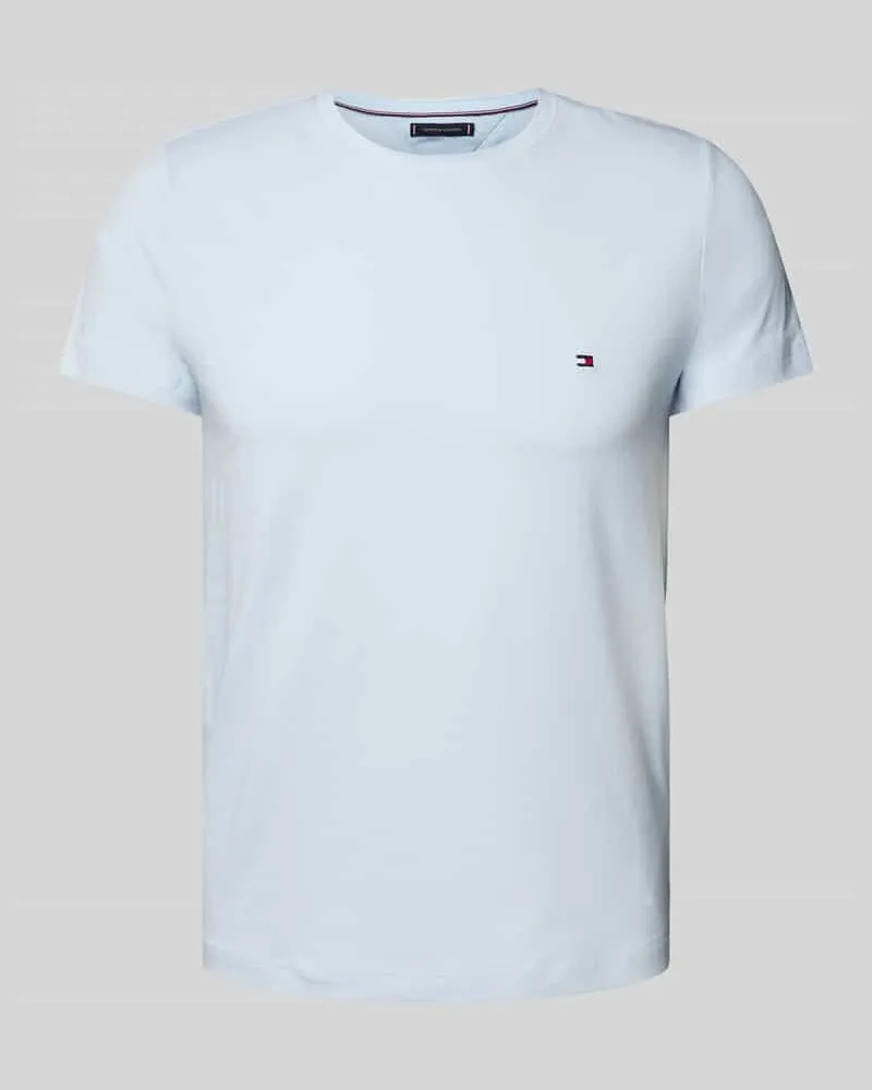 Tommy Hilfiger Slim Fit T-Shirt mit Baumwollanteil Bleu
