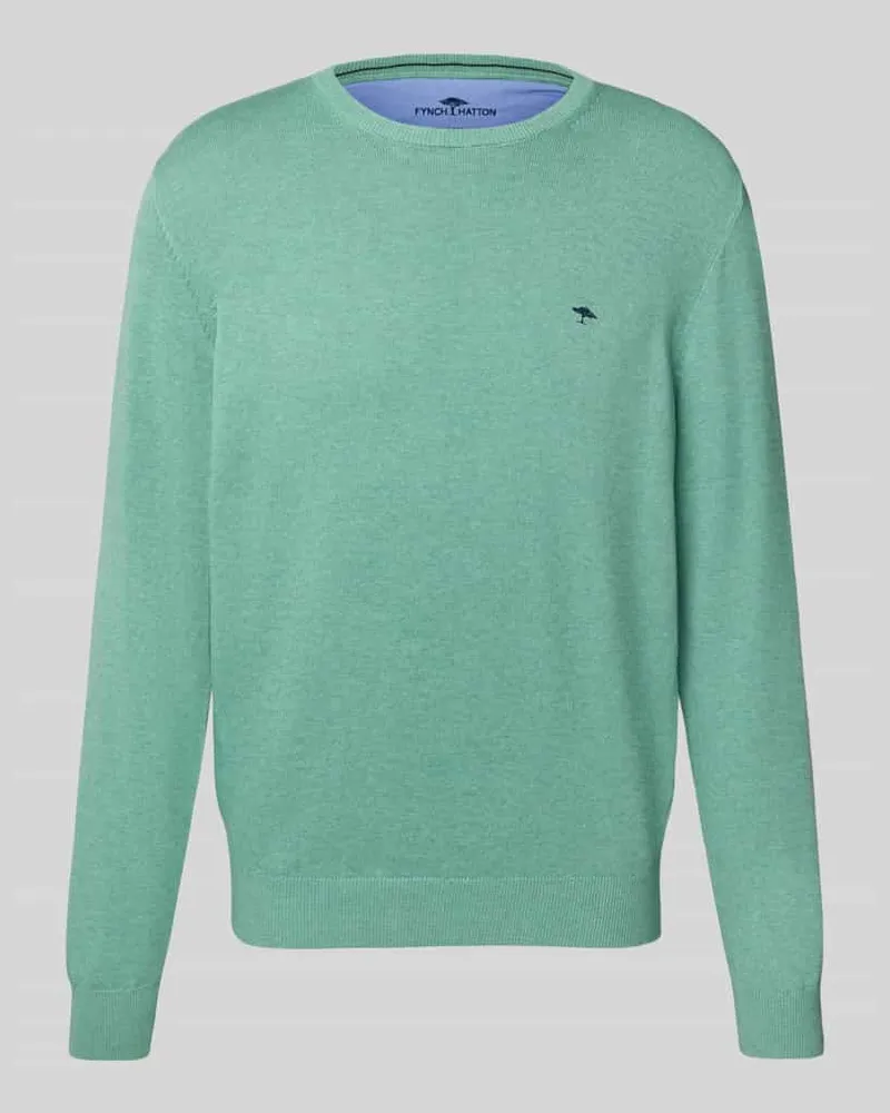 Fynch-Hatton Strickpullover mit Rundhalsausschnitt 