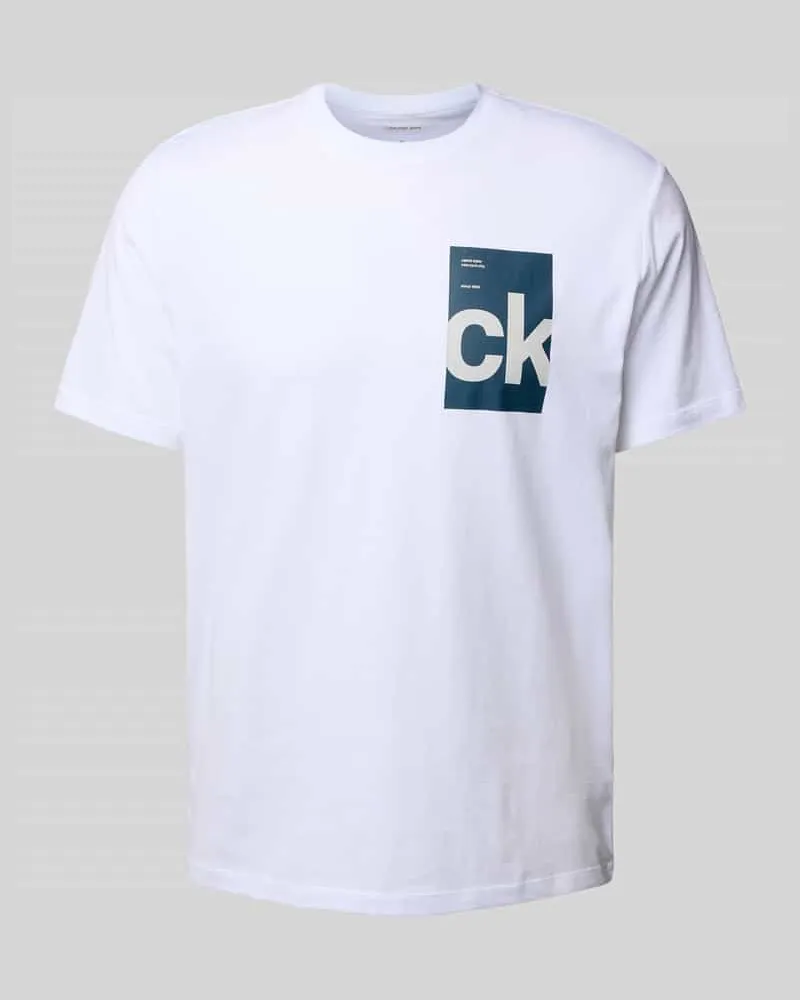 Calvin Klein T-Shirt mit Label-Print 