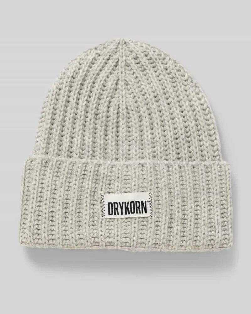 Drykorn Mütze mit Label-Patch Modell 'EANI 