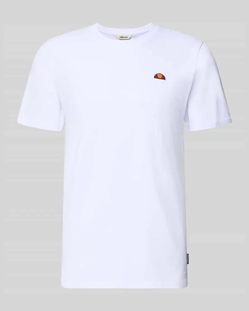 Ellesse T-Shirt mit Label-Stitching Modell 'CASSICA Weiss