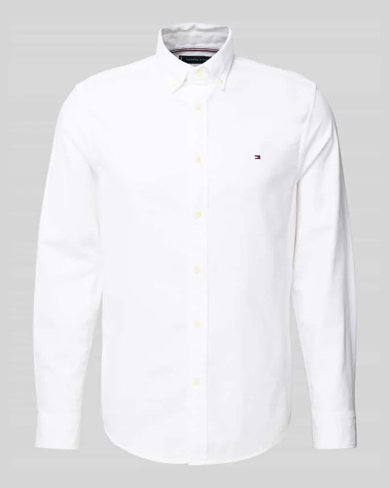 Tommy Hilfiger Slim Fit Freizeithemd aus reiner Baumwolle 