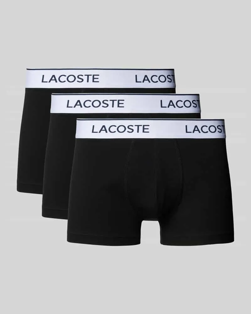 Lacoste Regular Fit Trunk im 3er-Pack Black