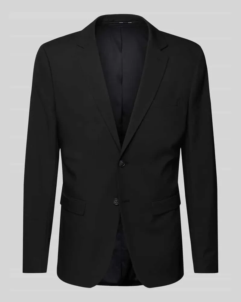 Selected Homme Slim Fit 2-Knopf-Sakko mit Pattentaschen 