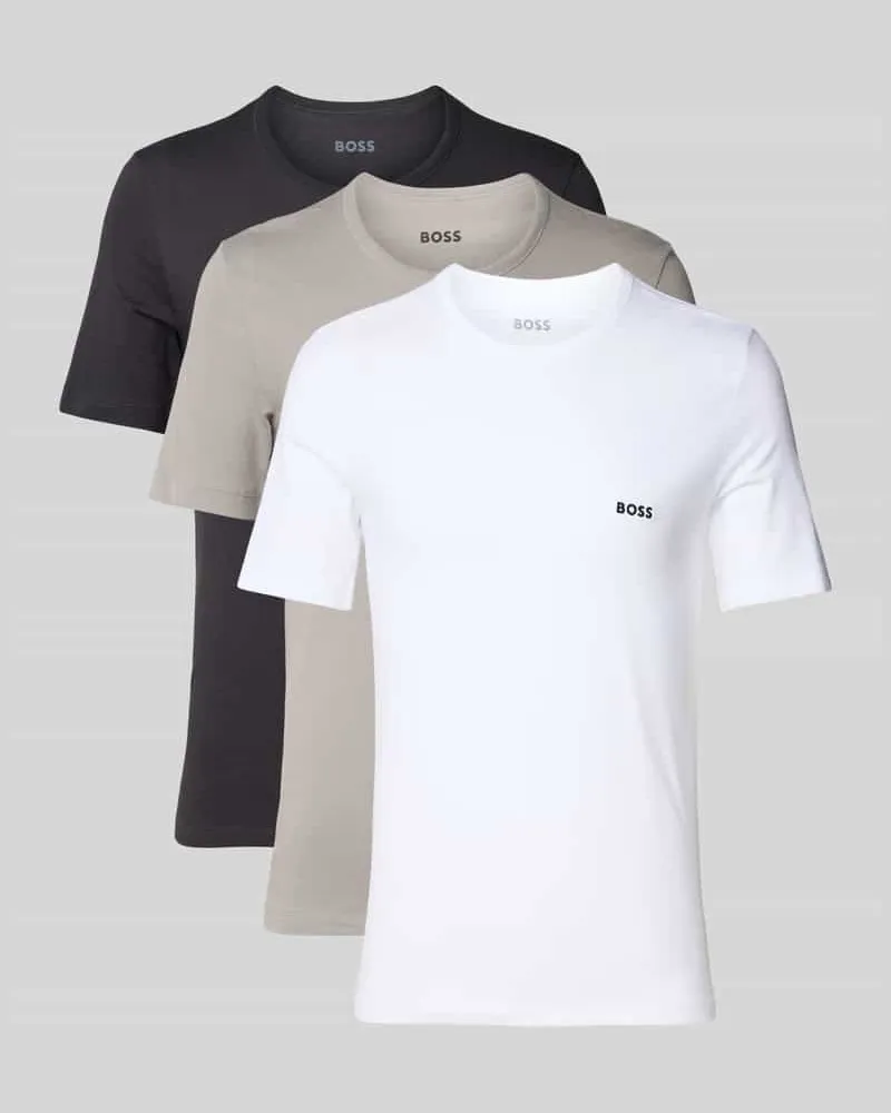 HUGO BOSS Regular Fit T-Shirt aus reiner Baumwolle 