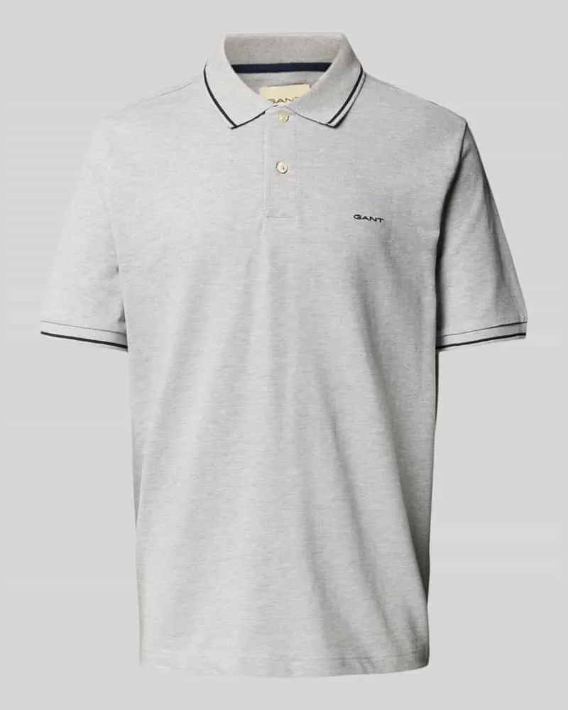Gant Poloshirt mit Label-Stitching 